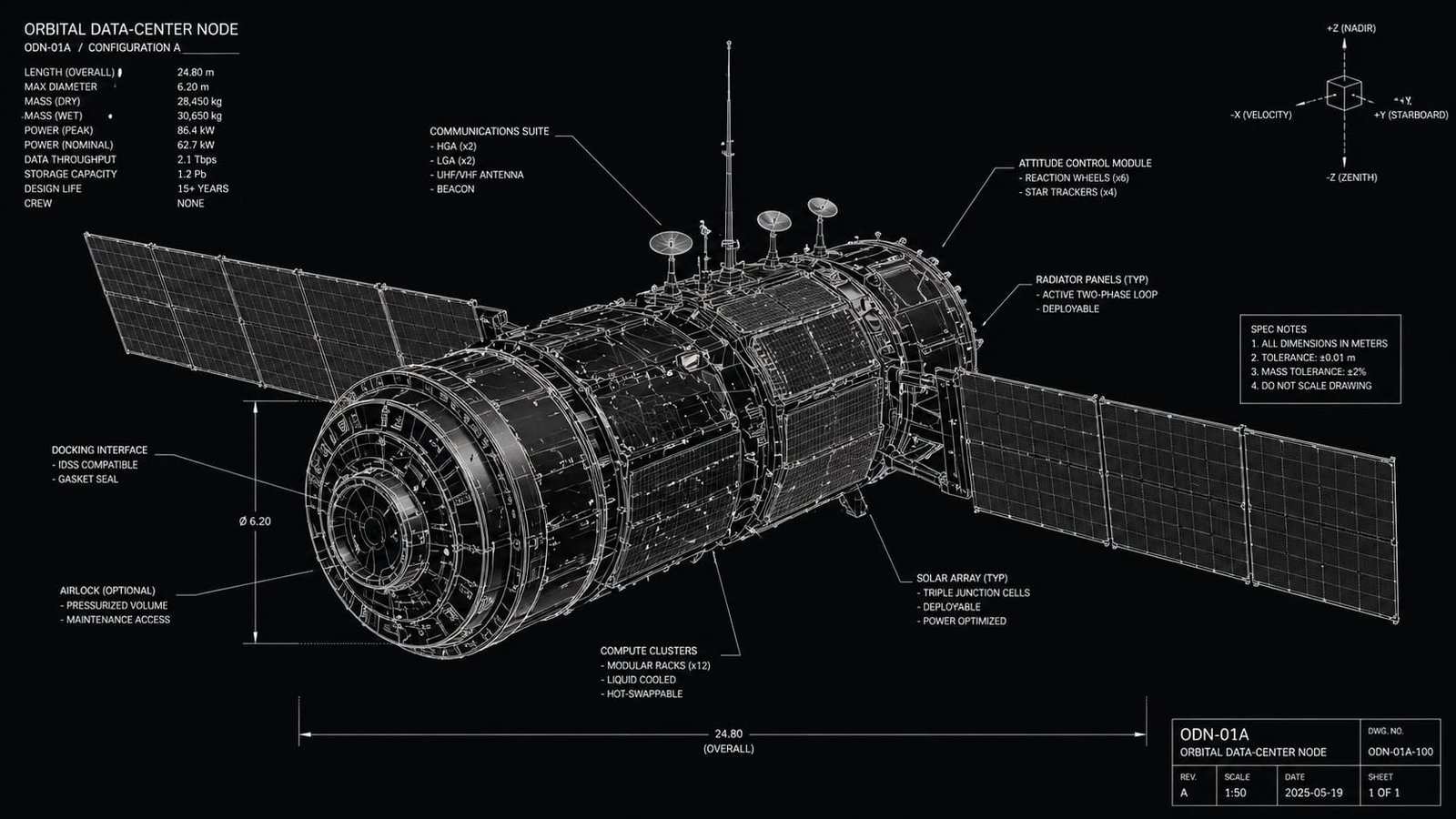 STELLAR Node-1 orbital data-center payload