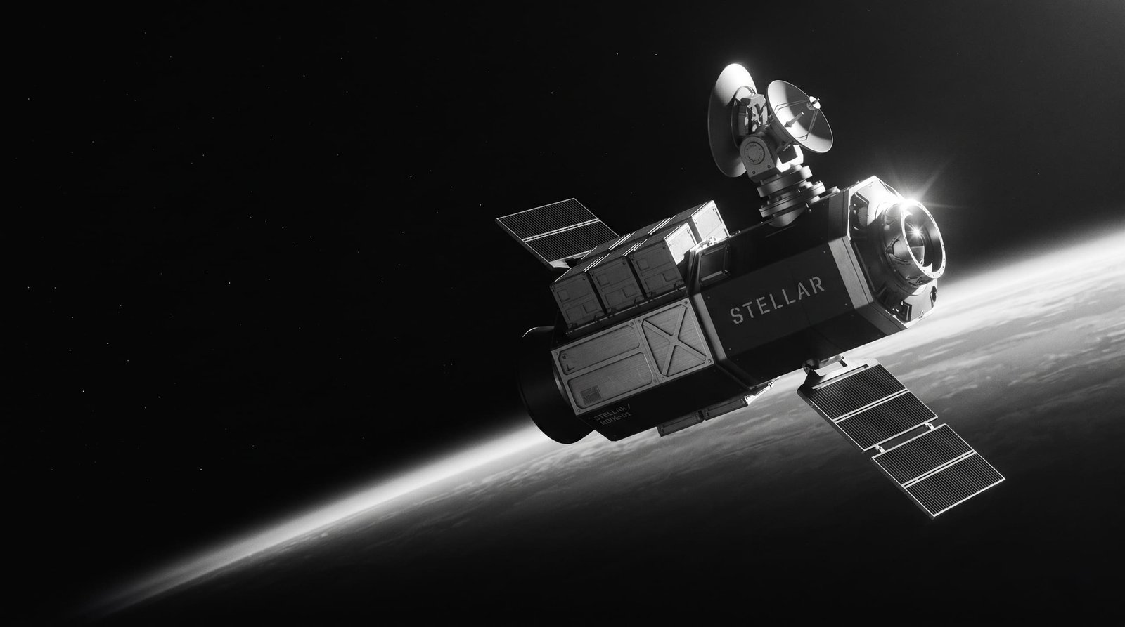 STELLAR satellite in low Earth orbit