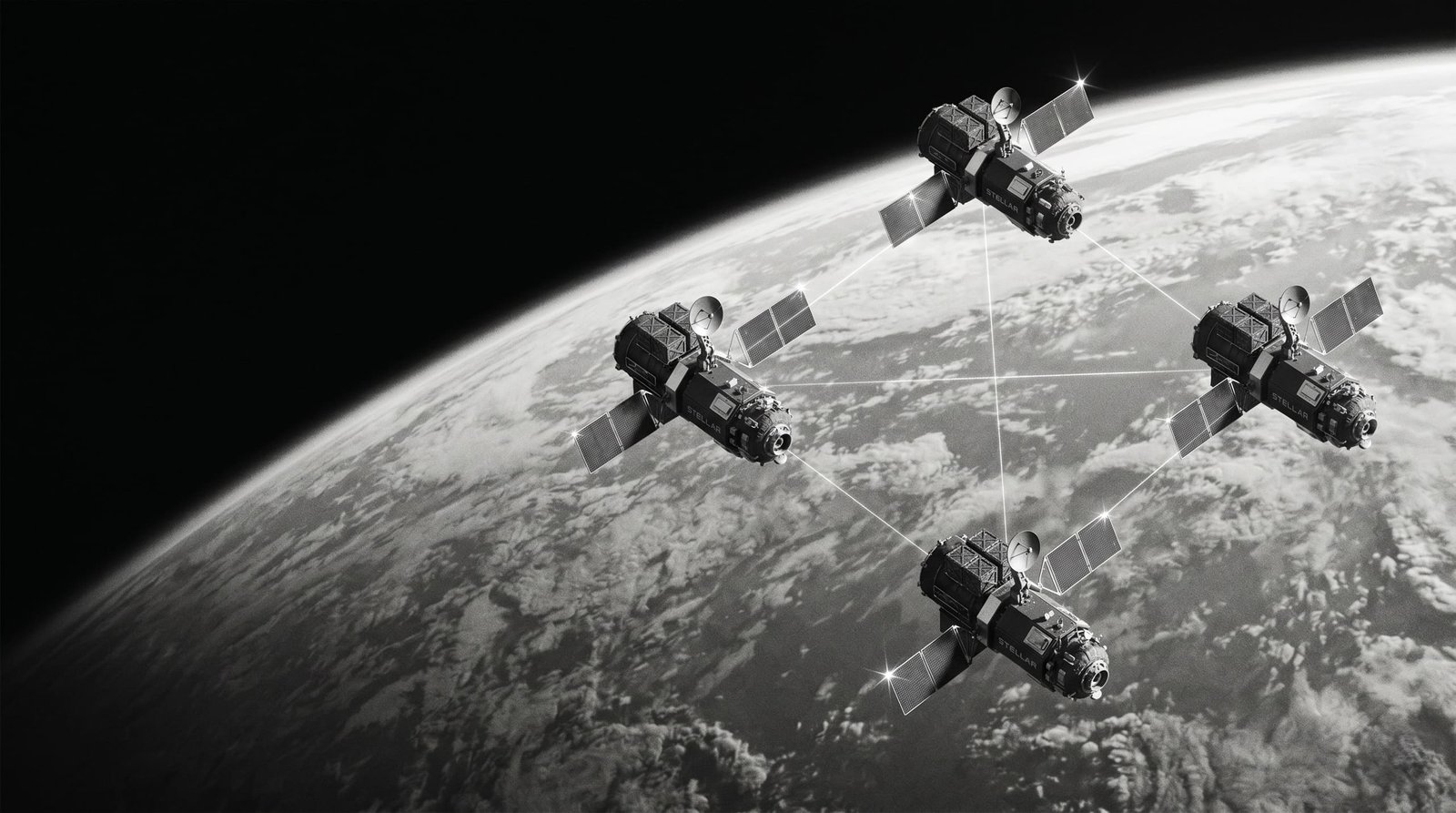 Orbital data transmission to ground